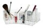 Preview: Kosmetik-Organizer, Acryl, halbrund, leer, Maße: 28,2 x 11,9 cm, Höhe 6,5 cm