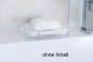 Preview: Soap dish, white. Crystal collection, Size: 13 x 9 cm, Higth: 3 cm