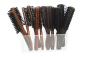 Preview: Display equipped with 12 hairbrushes, pure boar bristles