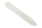 Preview: Double side hardglass nailfile, White, in white plastic case, Length: 13,5 cm