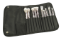 Preview: Pinsel Tasche bestückt mit 10 Schminkpinseln