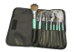 Preview: Pinsel Tasche bestückt mit 8 Schminkpinseln