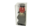 Preview: Holder for Shavingbrush black with shaving brush red/black with Synthetikhair