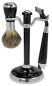 Preview: Shaving Set  Mach3, pure badger brush,  Plastic, black/silver, Hight: 17cm