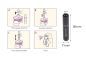 Preview: Taschenzerstäuber, schwarz für 5 ml, mit Füllautomatik und Sichtfenster