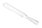 Preview: Cosmetic spatula, plastic, transparent, Length: 15 cm