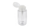 Preview: Pumpflasche, Kunststoff, transparenter Deckel, für 200 ml, Ø 5,8 cm, Höhe: 10,2 cm