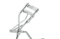 Preview: Eyelash-Curler, metal, silver nickel plated with rubber, Length: 11 cm