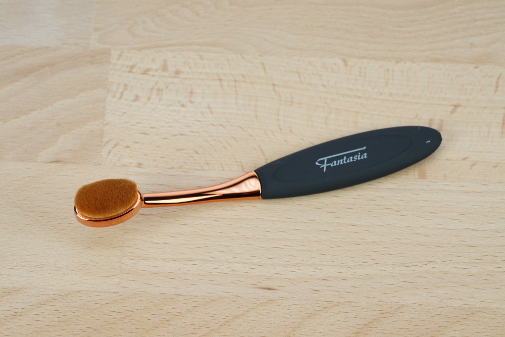 Make-up brush, oval small, Length: 14 cm