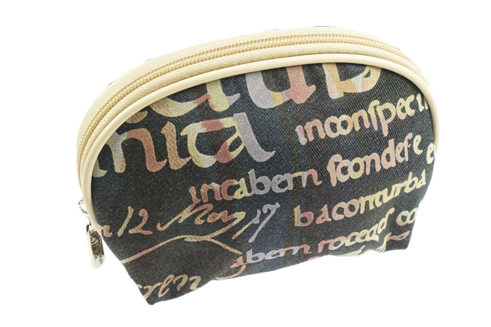 Toilet bag, length approx 17 cm, height approx 13 cm, width approx 3,5 cm