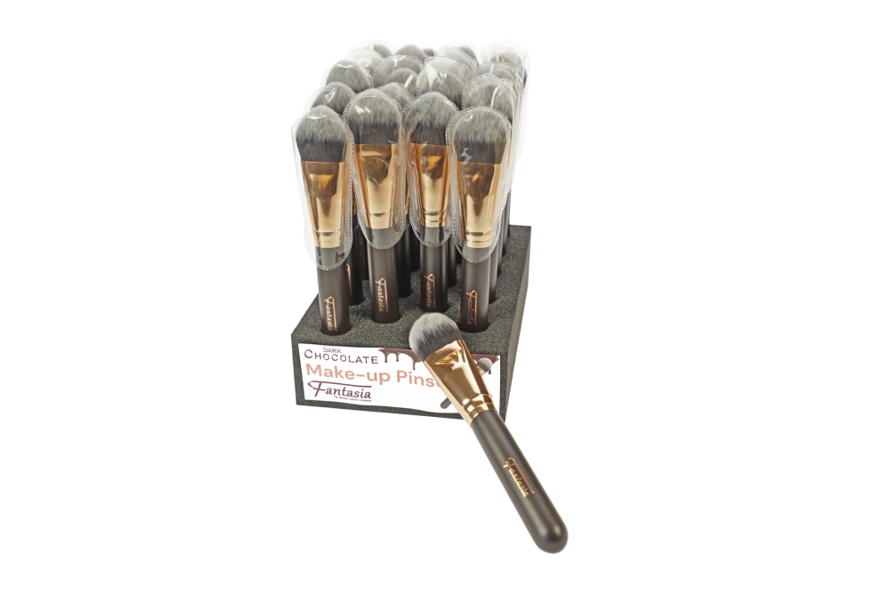 Pinsel-Display bestückt mit 20 Make-up Pinseln 18173