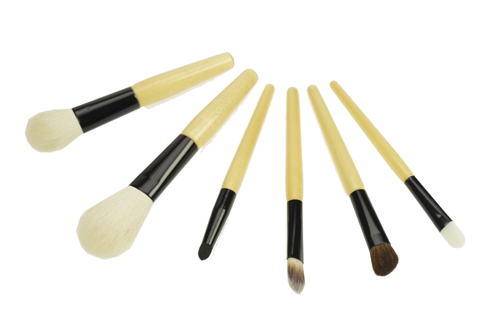 Pinsel-Set 6-tlg. Naturhaar mit Holzgriff