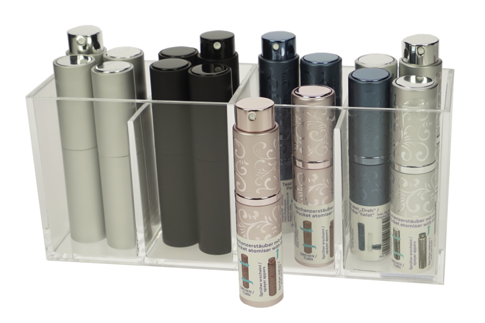 Display equipped with 16 x Twist Pocket atomiser