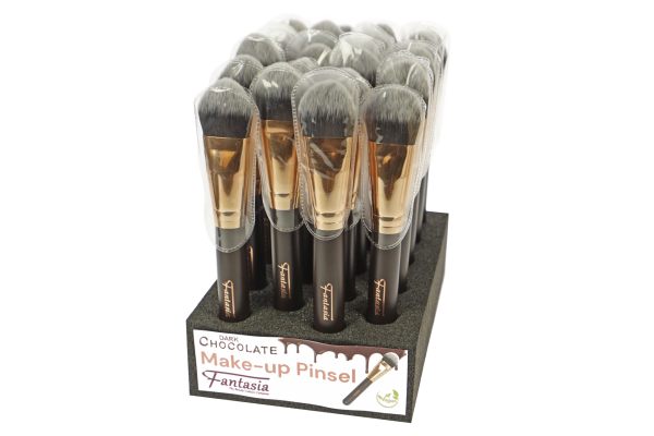Pinsel-Display bestückt mit 20 Make-up Pinseln 18173